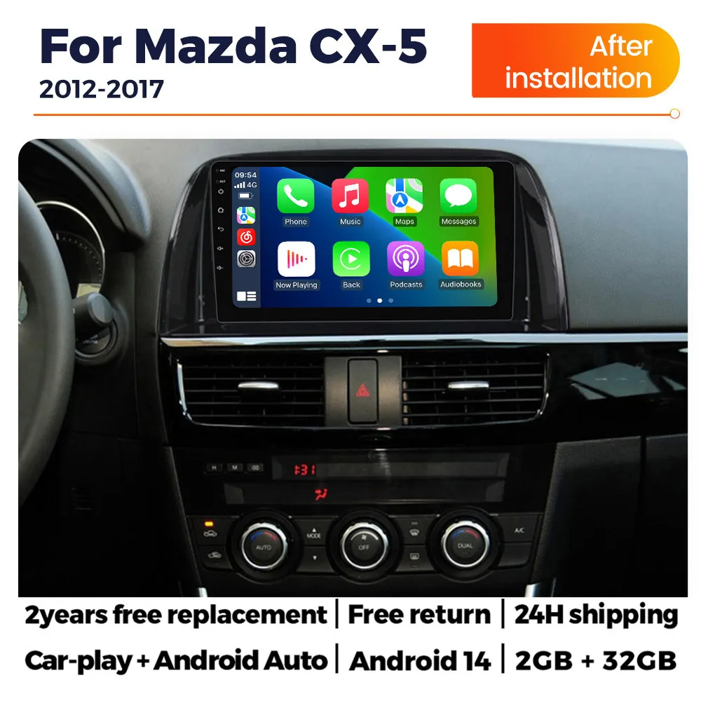 2025 New Car Multimedia Player Android 14 For Mazda CX5 CX-5 CX 5 2012- 2017 GPS Navigation Car Radio Carplay Auto BT RDS Stereo
2025 New Car Multimedia Player Android 14 For Mazda CX5 CX-5 CX 5 2012- 2017 GPS Navigation Car Radio Carplay Auto BT RDS Stereo