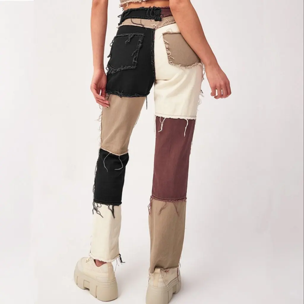 Женские прямые джинсы с высокой талией, летняя тенденция, европейско-американский стиль, оптовая продажа
Женские прямые джинсы с высокой талией, летняя тенденция, европейско-американский стиль, оптовая продажа