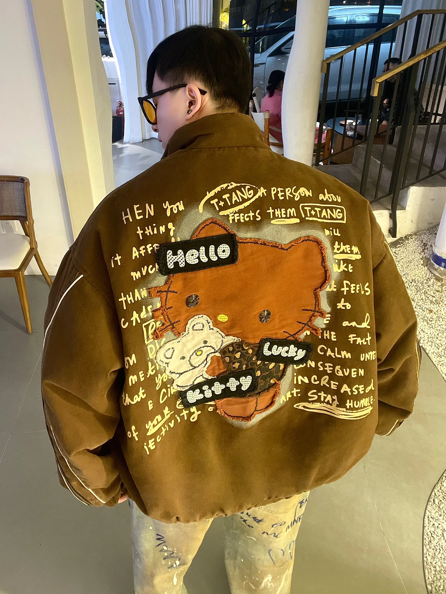 Утепленная хлопковая бейсбольная куртка с воротником-стойкой и вышивкой, унисекс, повседневная, свободного кроя, из хлопка
Утепленная хлопковая бейсбольная куртка с воротником-стойкой и вышивкой, унисекс, повседневная, свободного кроя, из хлопка