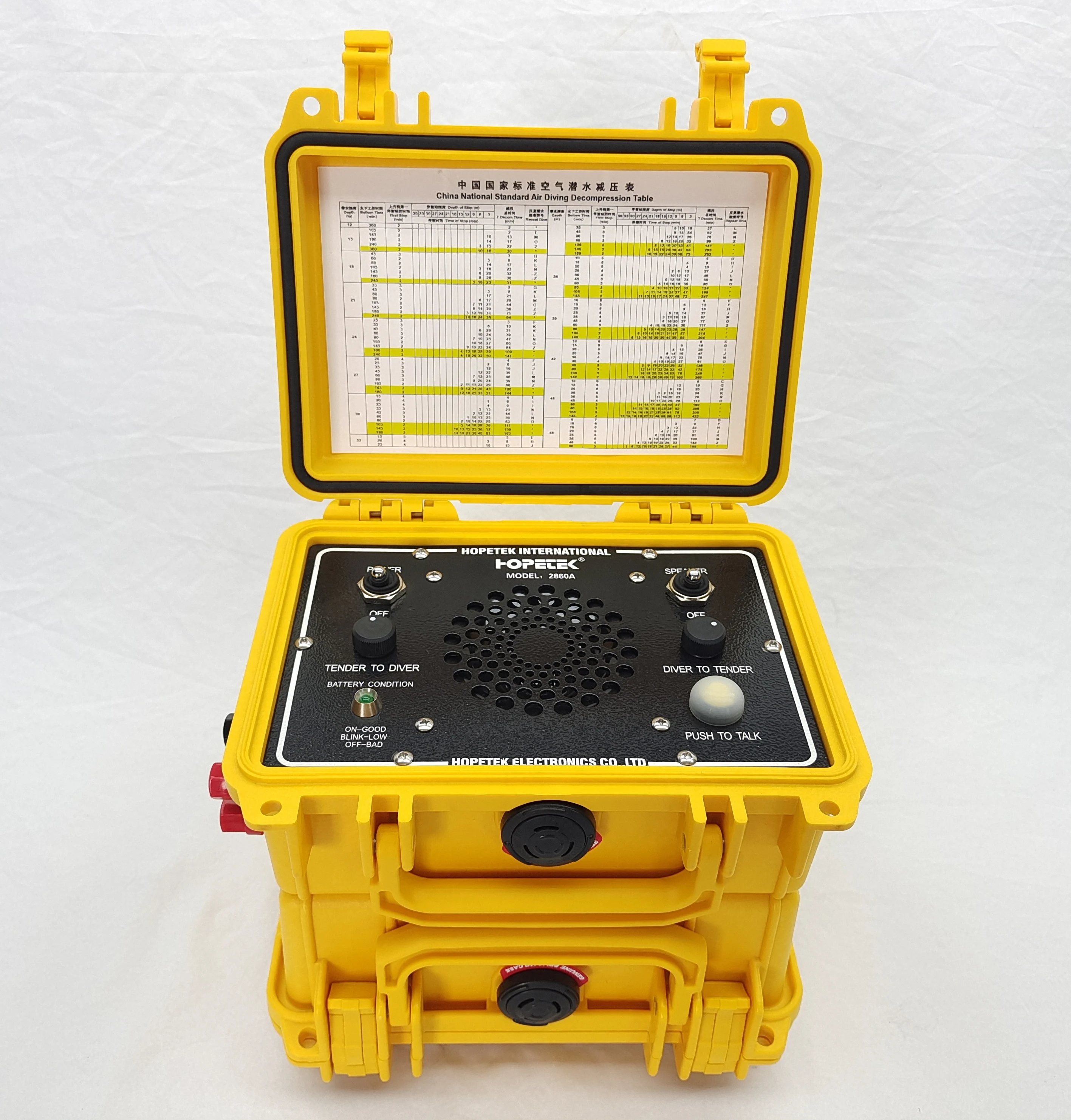 Hot HOPETEK Factory Direct Sale Underwater Diving Communication HT-2860A One Diver Underwater Communicator Commercial Diving
Hot HOPETEK Factory Direct Sale Underwater Diving Communication HT-2860A One Diver Underwater Communicator Commercial Diving