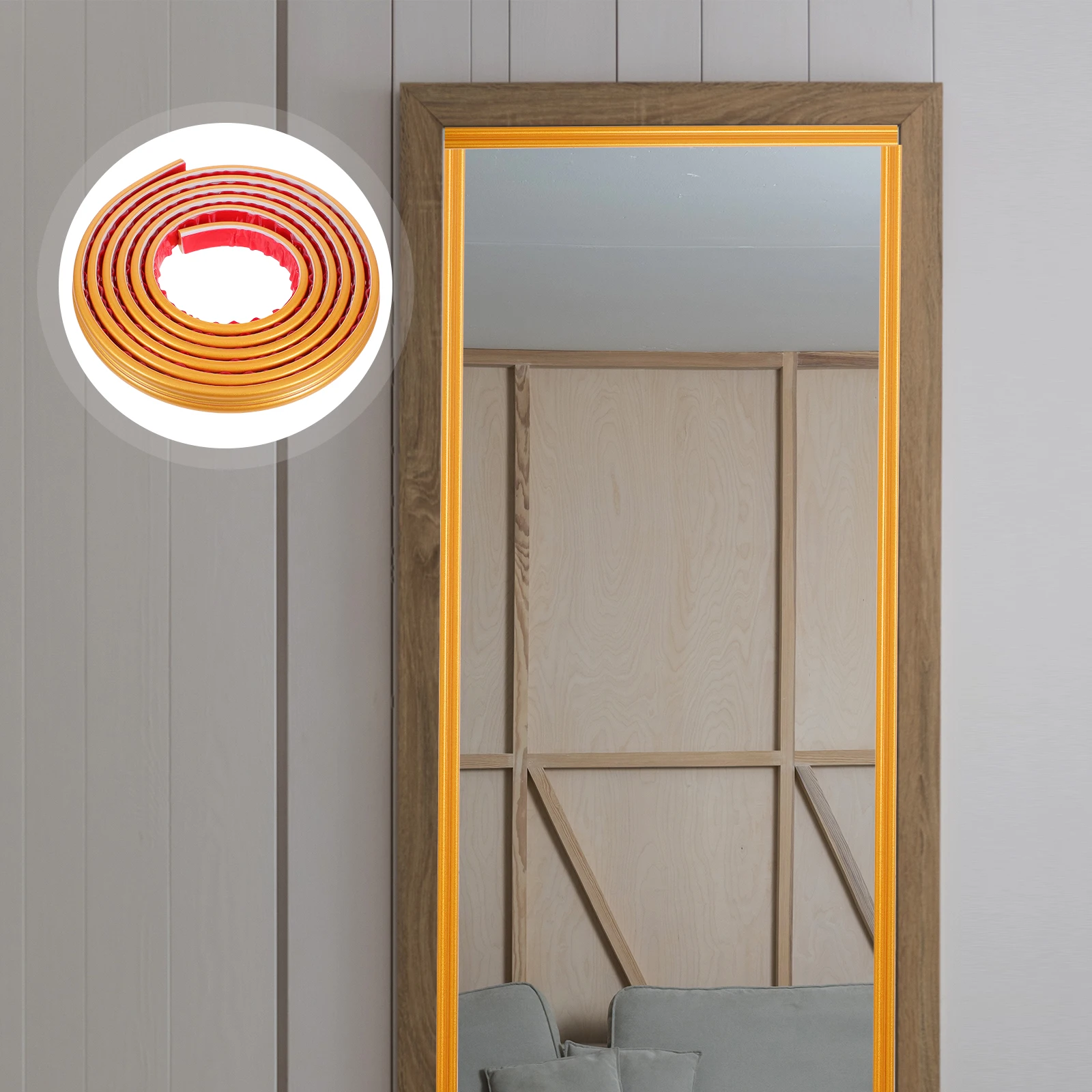 Молдинги Backsplash Peel and Stick Strip Зеркало Украсьте угловую водонепроницаемую дверную раму из ПВХ
Молдинги Backsplash Peel and Stick Strip Зеркало Украсьте угловую водонепроницаемую дверную раму из ПВХ