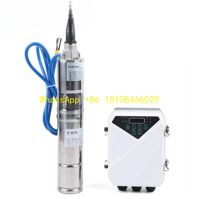 e Deep Well Pump Stainless Steel Material for Agricultural Solar Irrigation System Customizable 24V-72V Solar Submersibl
e Deep Well Pump Stainless Steel Material for Agricultural Solar Irrigation System Customizable 24V-72V Solar Submersibl