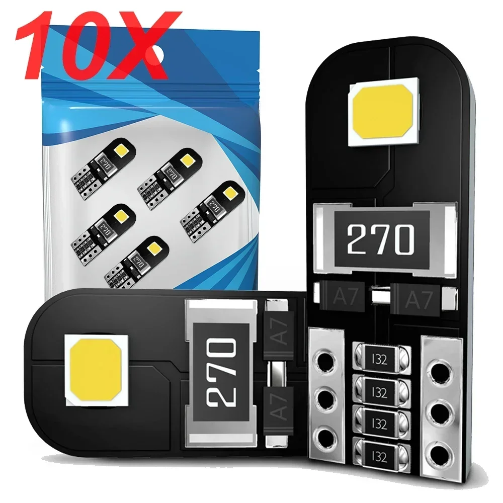 10Pcs W5W T10 LED Canbus No Error Bulb Car Interior Light 194 LED Signal Lamp For Mercedes-Bens Bmw Audi Ford 6000K 12V
10Pcs W5W T10 LED Canbus No Error Bulb Car Interior Light 194 LED Signal Lamp For Mercedes-Bens Bmw Audi Ford 6000K 12V
