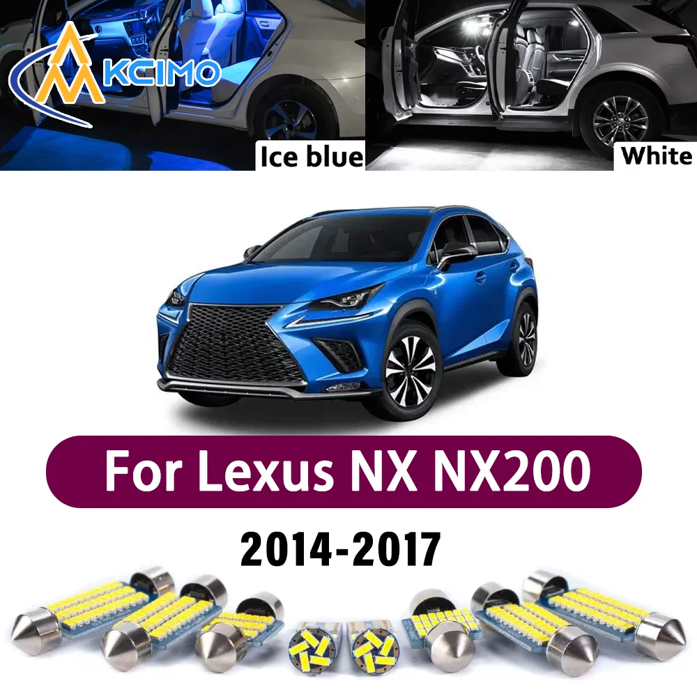 Error Free LED Interior Light Kit for Lexus NX NX200 NX200t 2014-2017 Premium Bright Dome Trunk Mirror Reading Lamps Canbus
Error Free LED Interior Light Kit for Lexus NX NX200 NX200t 2014-2017 Premium Bright Dome Trunk Mirror Reading Lamps Canbus