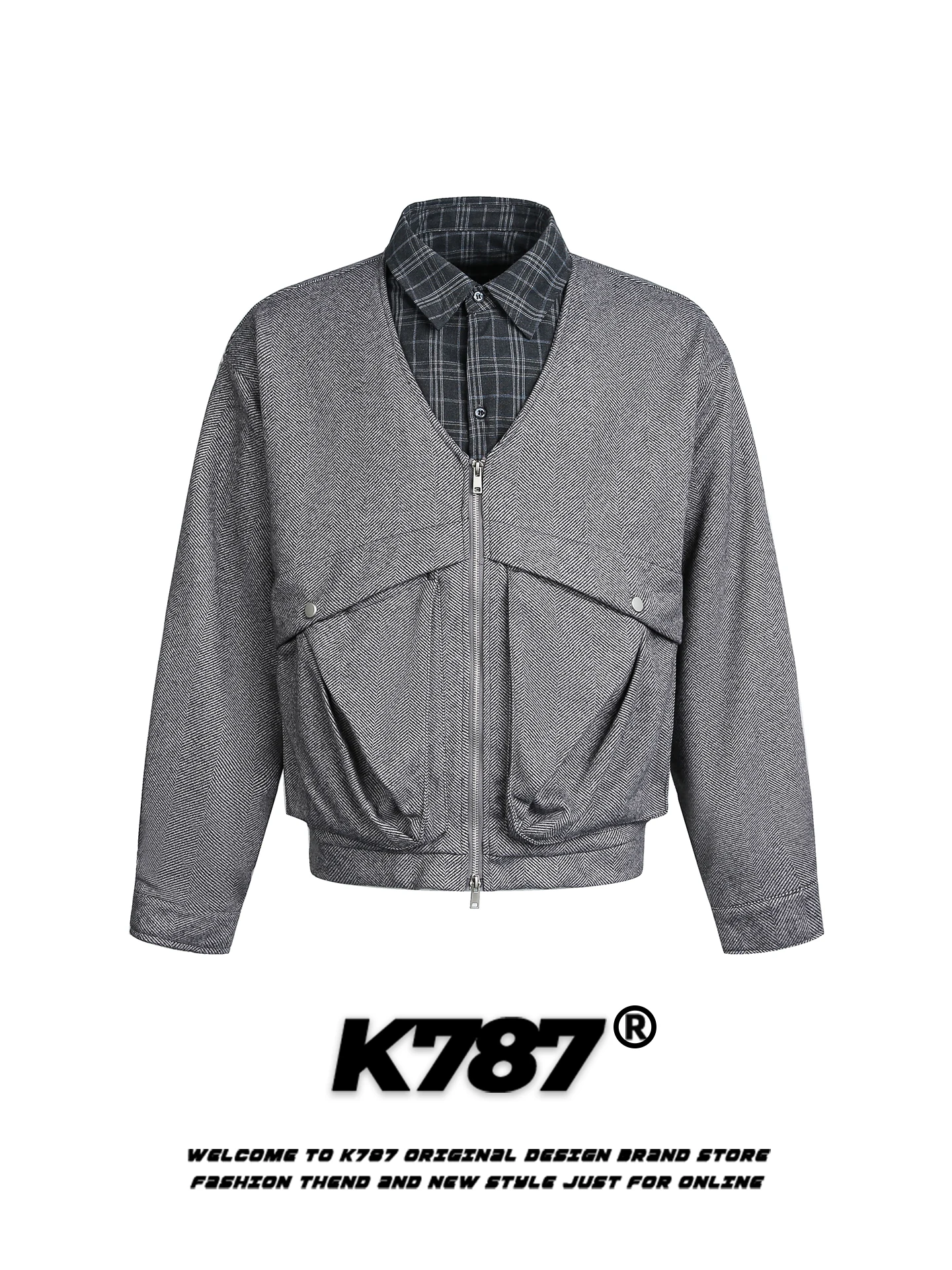 K787 American Retro Plaid Loose Fit Spring Jacket Unisex Classic Preppy Style Casual Outerwear Warmth Youth Fashion
K787 American Retro Plaid Loose Fit Spring Jacket Unisex Classic Preppy Style Casual Outerwear Warmth Youth Fashion