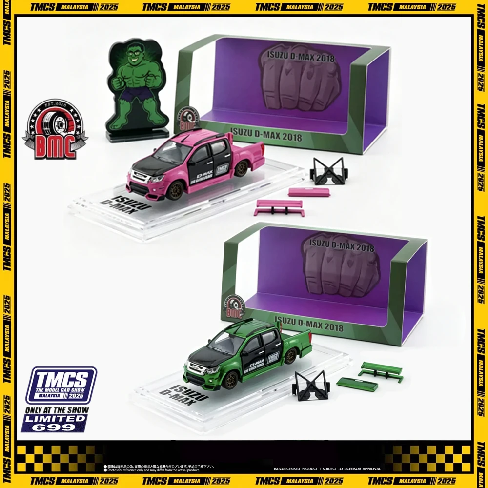 In Stock BMC 1:64 Isuzu D-Max 2018 TMCS Malaysia 2025 Limited Edition Diecast Model Pickup Truck Full Accessory Set Only 699 Pcs
In Stock BMC 1:64 Isuzu D-Max 2018 TMCS Malaysia 2025 Limited Edition Diecast Model Pickup Truck Full Accessory Set Only 699 Pcs