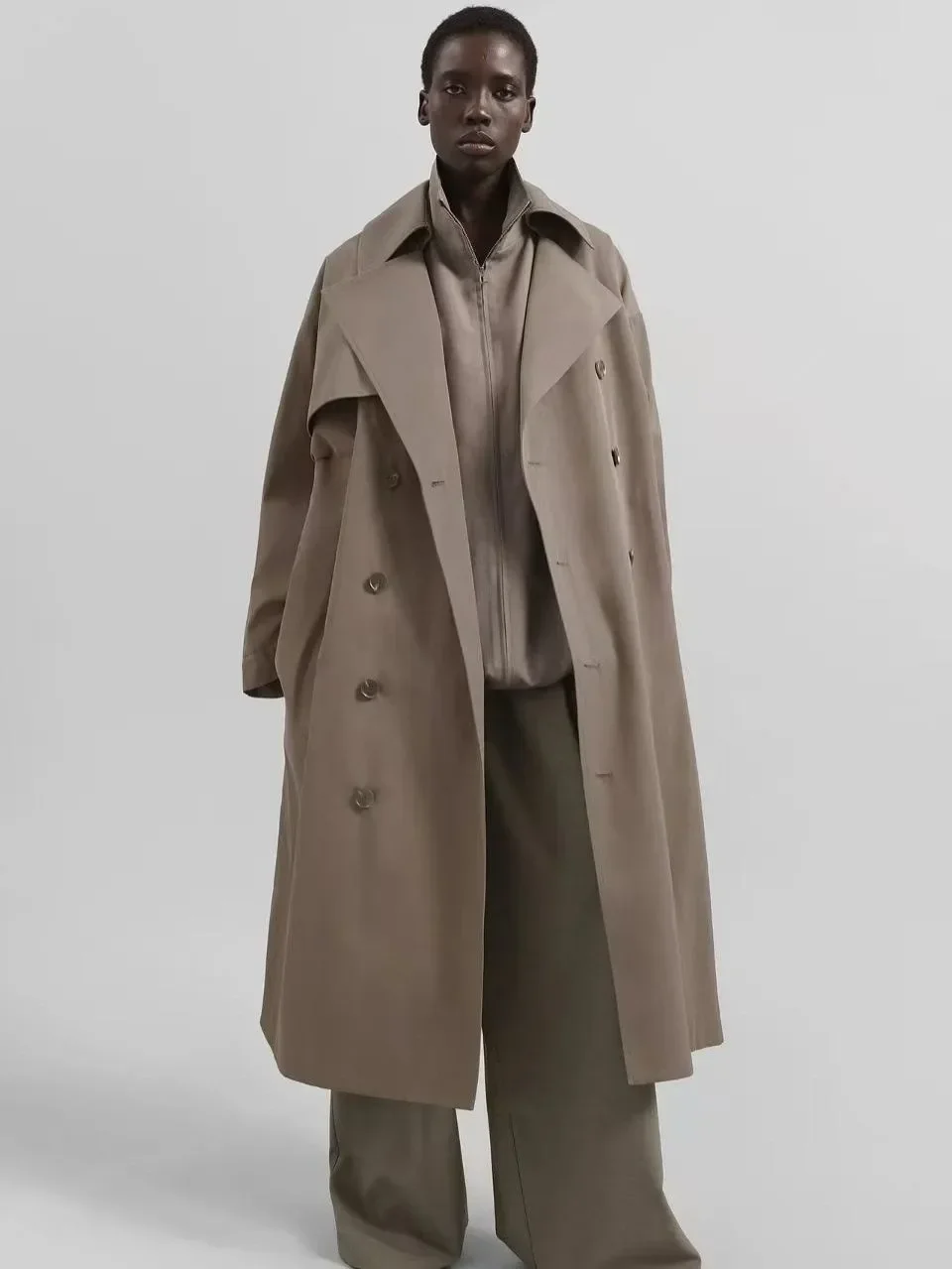 Bornladies Women's Extra Long Trench Coat Cotton Retro Loose Outerwear Belted Waist New Autumn Winter Jackets
Bornladies Women's Extra Long Trench Coat Cotton Retro Loose Outerwear Belted Waist New Autumn Winter Jackets