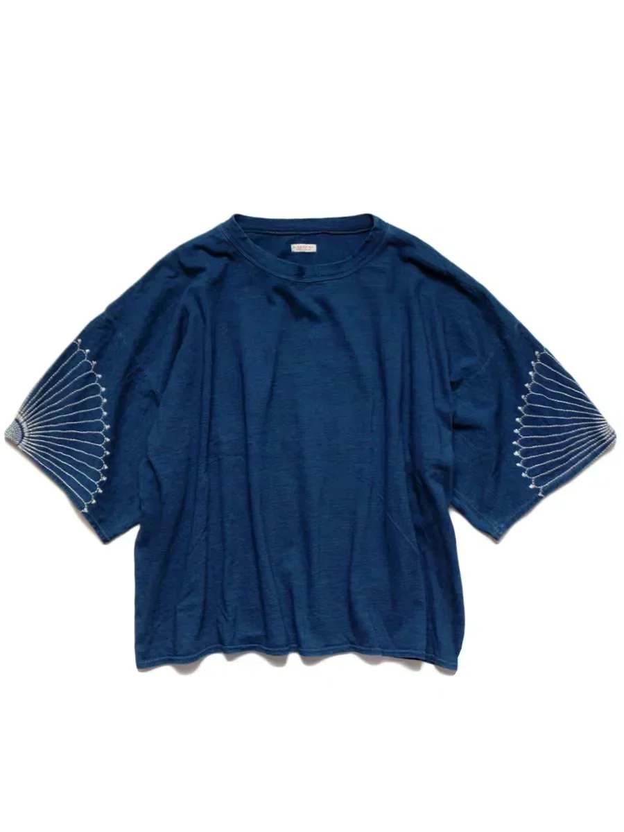 20SS KAPITAL Hirata Hiroshi, хлопковые топы с вышивкой, мужская и женская футболка в одном стиле с коротким рукавом
20SS KAPITAL Hirata Hiroshi, хлопковые топы с вышивкой, мужская и женская футболка в одном стиле с коротким рукавом