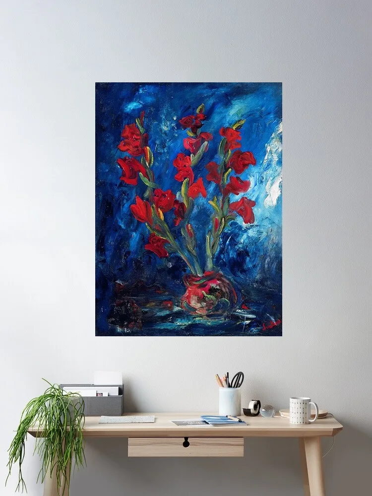 Bouquet of red gladioli Chaim Soutine, Print Art Canvas Poster,Living Room , Home Wall Decor Picture
Bouquet of red gladioli Chaim Soutine, Print Art Canvas Poster,Living Room , Home Wall Decor Picture