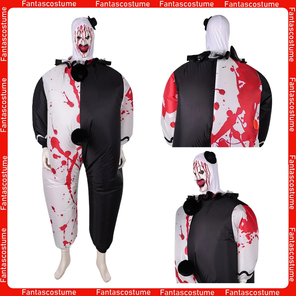 Terrifier Fantasy Art The Clown Cosplay Inflatable Costume Adult Jumpsuit Mask Outfits Halloween Carnival Party Disguise Suit
Terrifier Fantasy Art The Clown Cosplay Inflatable Costume Adult Jumpsuit Mask Outfits Halloween Carnival Party Disguise Suit
