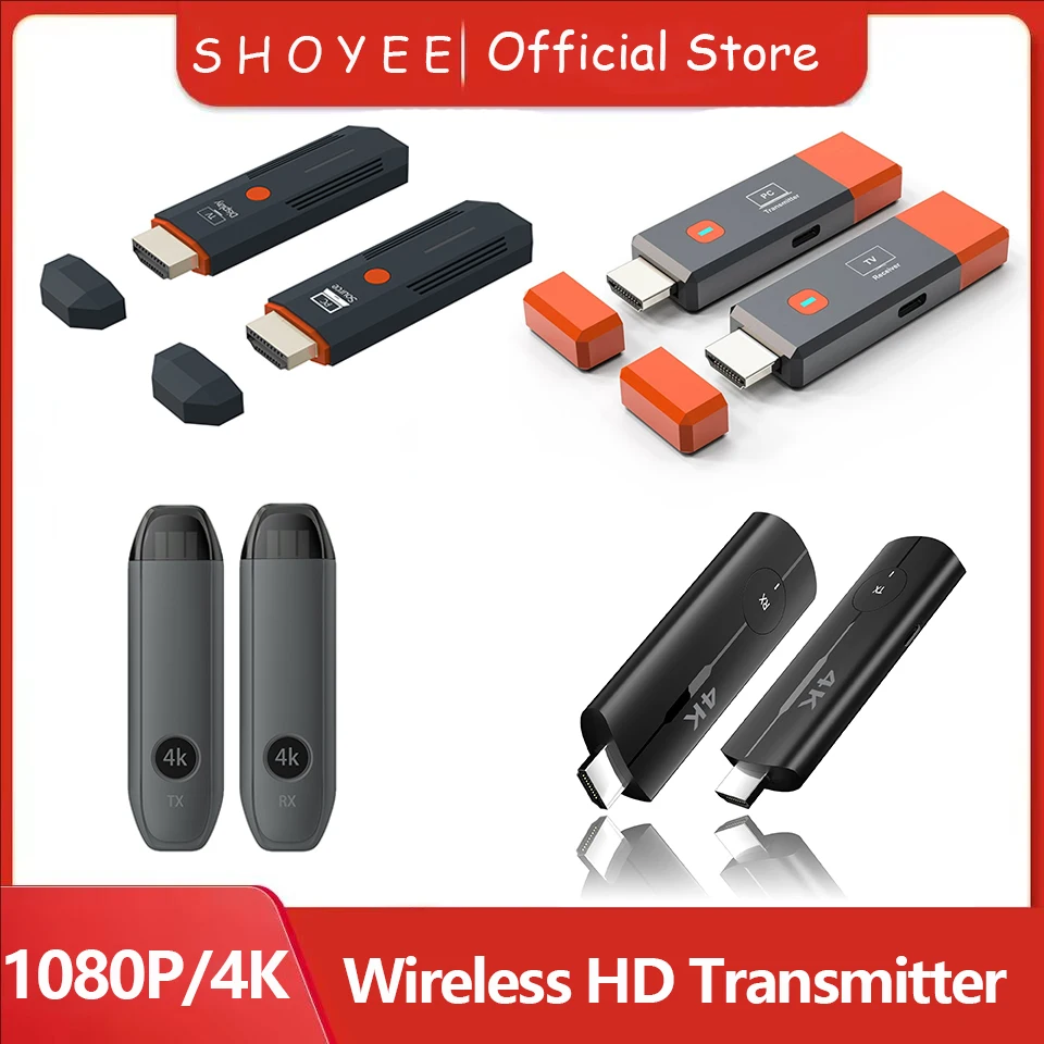 1080P 50M Wireless Video Audio Transmitter Receiver Extender Display Adapter Dongle For TV Box Monitor Projector PC
1080P 50M Wireless Video Audio Transmitter Receiver Extender Display Adapter Dongle For TV Box Monitor Projector PC