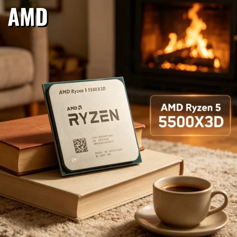 AMD Ryzen 5 5500X3D 3D V-Cache Desktop CPU 6 Core 12 Thread 4.0GHz 105W AM4 Processor High Performance For Custom PC Assembly
AMD Ryzen 5 5500X3D 3D V-Cache Desktop CPU 6 Core 12 Thread 4.0GHz 105W AM4 Processor High Performance For Custom PC Assembly
