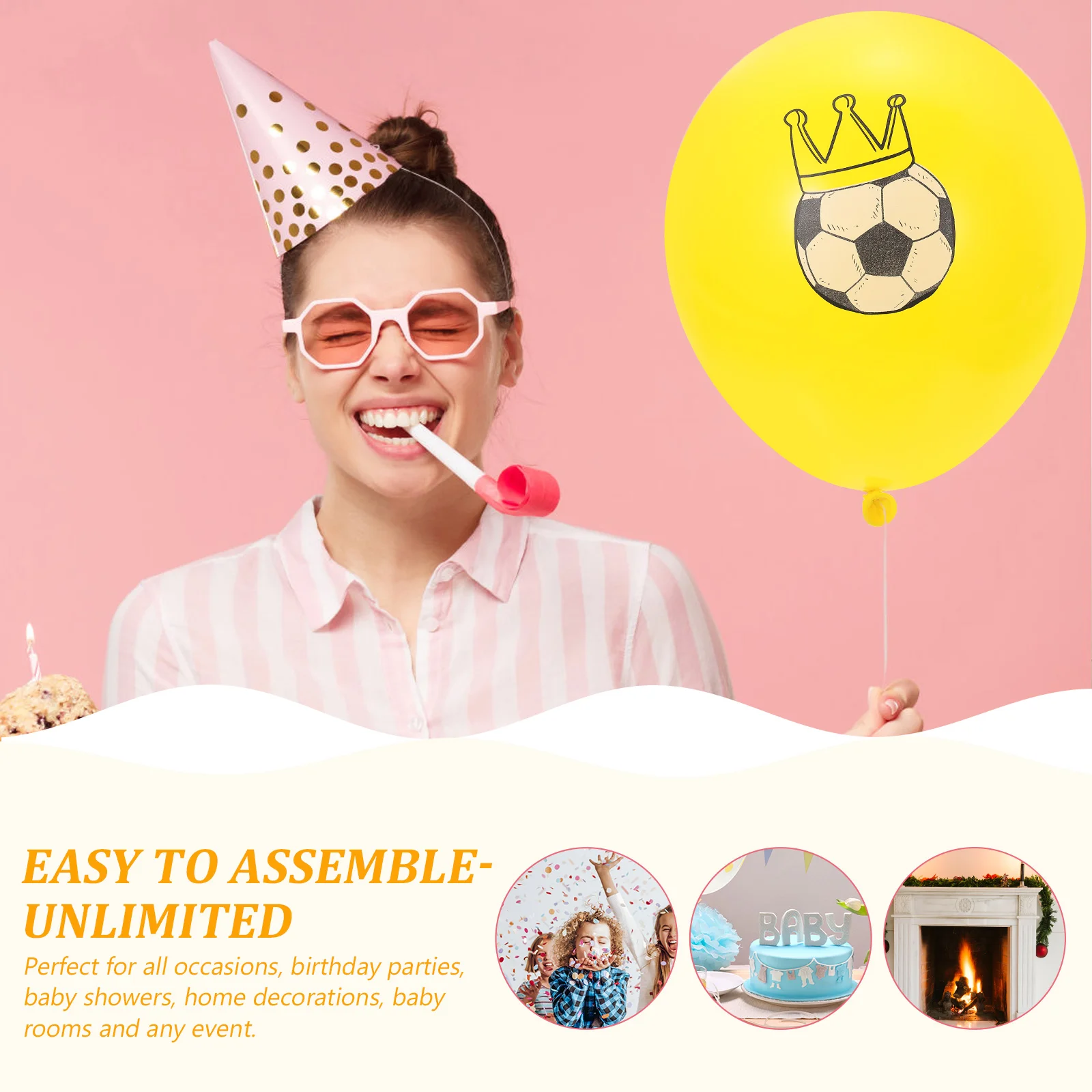 15 Latex Balloons 2 Ribbons 1 Flag Football Theme Party Decor Supplies Bright Colors Kids Bedroom Living Room Banner
15 Latex Balloons 2 Ribbons 1 Flag Football Theme Party Decor Supplies Bright Colors Kids Bedroom Living Room Banner