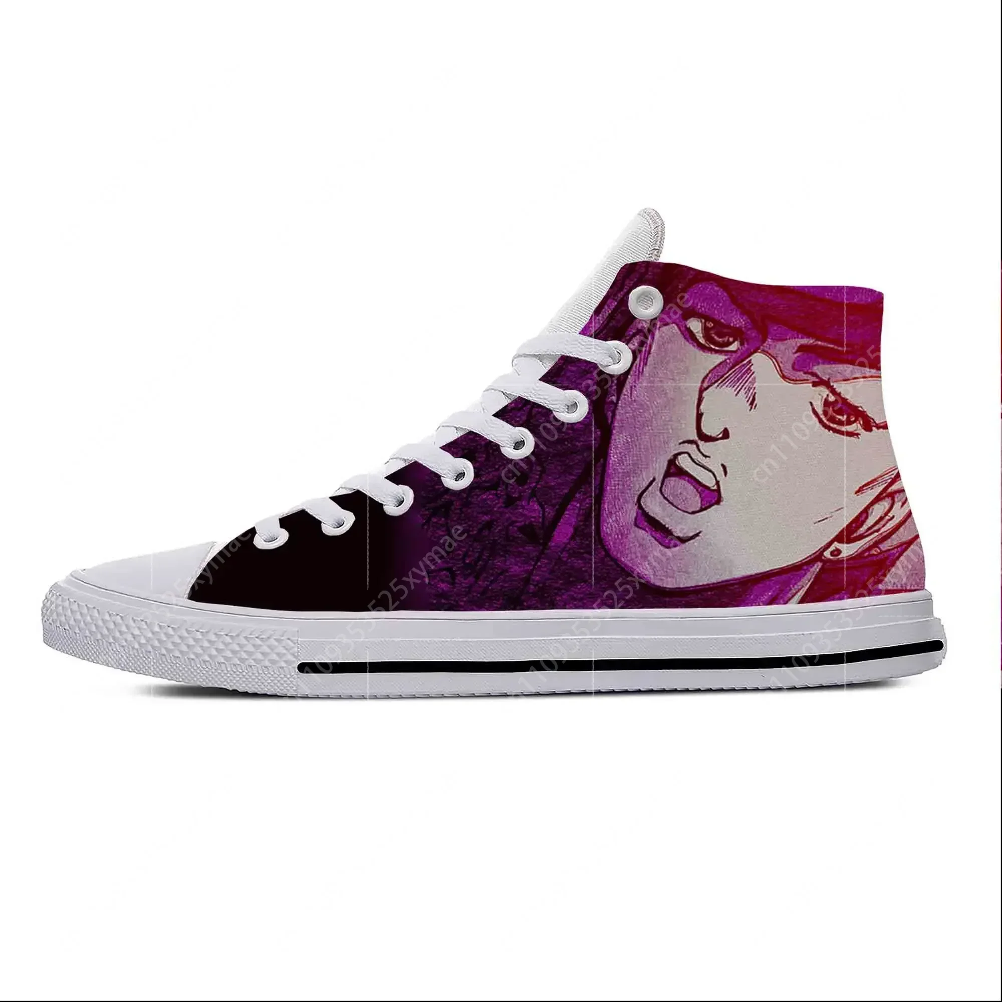 Cartoon Higashikata Josuke JoJo Bizarre Adventure Casual Cloth Shoes High Top Lightweight Breathable 3D Print Men Women Sneakers
Cartoon Higashikata Josuke JoJo Bizarre Adventure Casual Cloth Shoes High Top Lightweight Breathable 3D Print Men Women Sneakers