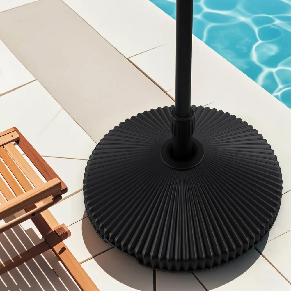 Fillable Umbrella Base w/ Shell Texture 3 Coupler Sizes for Lawn Poolside Garden
Fillable Umbrella Base w/ Shell Texture 3 Coupler Sizes for Lawn Poolside Garden