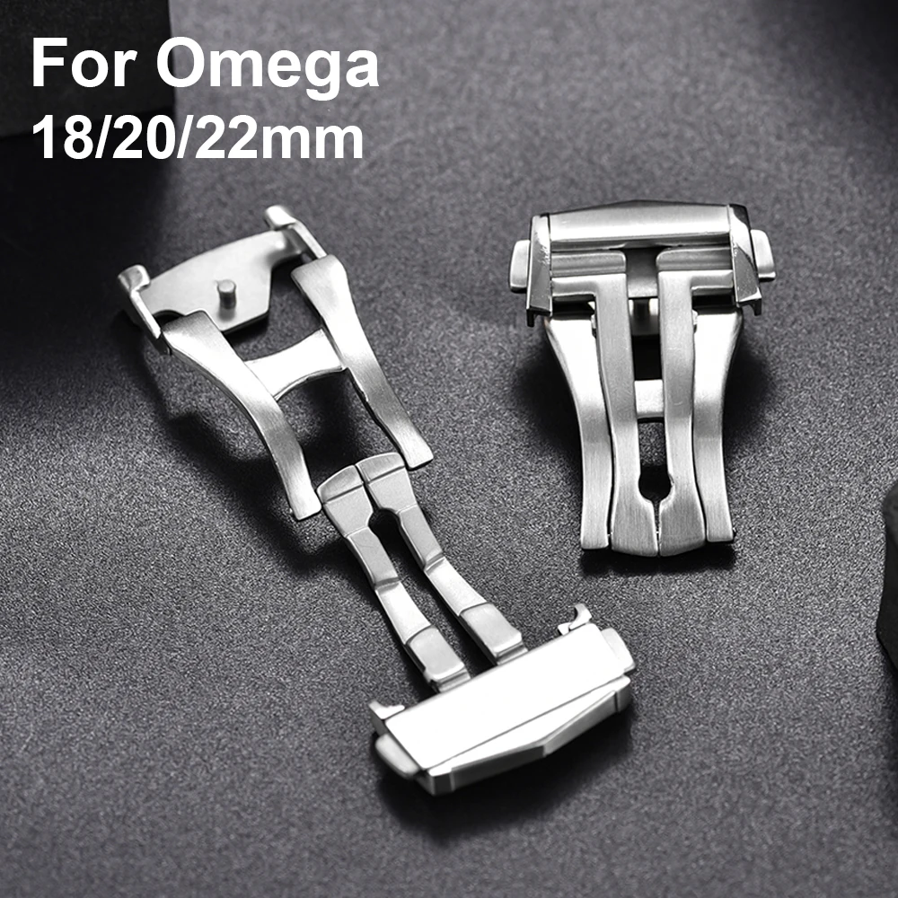 For Omega Stainless Steel Deployment Clasps 18mm 20mm 22mm Folding Buckles For Seamaster Speedmaster Watch Butterfly Button Band
For Omega Stainless Steel Deployment Clasps 18mm 20mm 22mm Folding Buckles For Seamaster Speedmaster Watch Butterfly Button Band