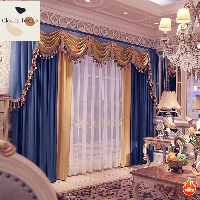 New Stunning European-style Luxury Living Room Atmospheric Curtains Swan Golden Velvet Cloth Villa Curtains
New Stunning European-style Luxury Living Room Atmospheric Curtains Swan Golden Velvet Cloth Villa Curtains