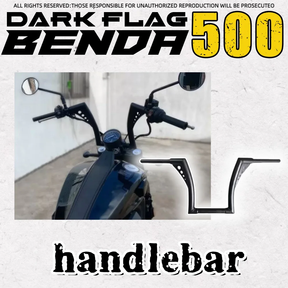 Для Benda Dark Flag 500 Darkflag 500 V4 Black Flag 500 Модифицированный руль с фиксированным рулем
Для Benda Dark Flag 500 Darkflag 500 V4 Black Flag 500 Модифицированный руль с фиксированным рулем