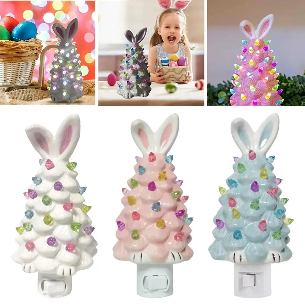 Easter Bunny Night Light Adorable Rabbit Ear Design Plug In Wall Lamp Gentle Ambient Lights For Kids Room Holiday Gift Decor
Easter Bunny Night Light Adorable Rabbit Ear Design Plug In Wall Lamp Gentle Ambient Lights For Kids Room Holiday Gift Decor