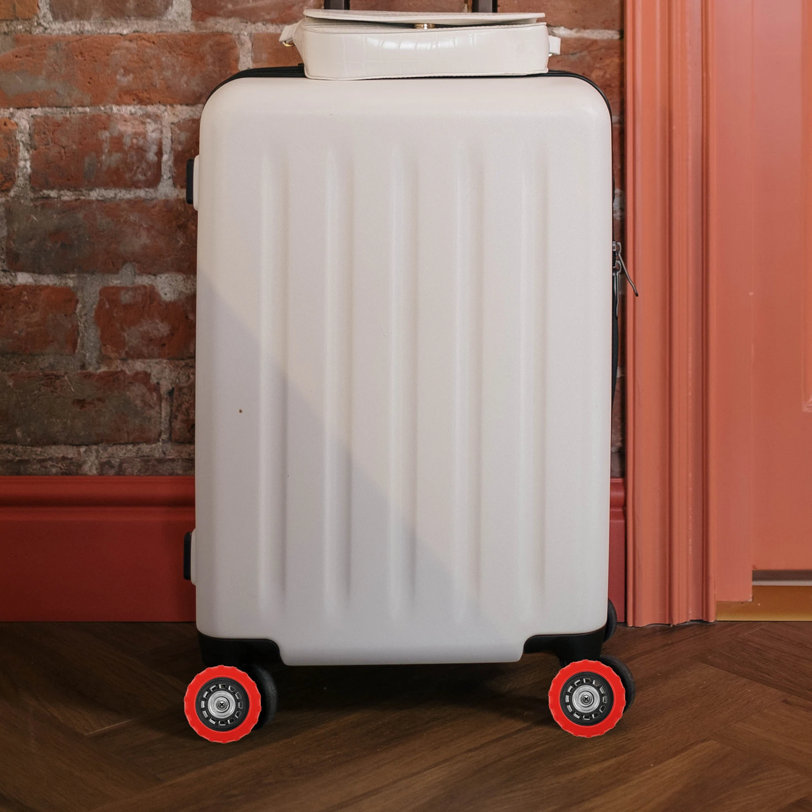 8pcs Suitcase Protector Luggage Feet Cover Silicone Silicone Luggage Wheel Cover Travel Accessories Noise Reduction Floor 
8pcs Suitcase Protector Luggage Feet Cover Silicone Silicone Luggage Wheel Cover Travel Accessories Noise Reduction Floor