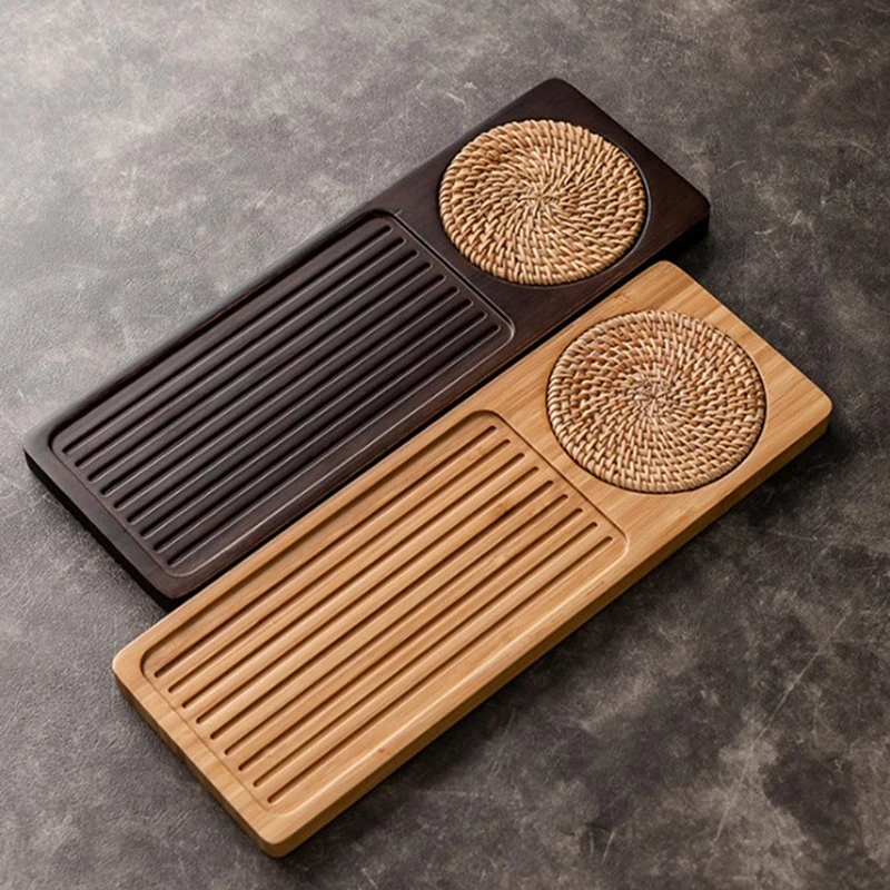 Natural Bamboo Wood Tea Tray Handmade Teapot Rack Kung Fu Accessories Household Kung Fu Tea Set Tray Japanese Dry Tea Table
Natural Bamboo Wood Tea Tray Handmade Teapot Rack Kung Fu Accessories Household Kung Fu Tea Set Tray Japanese Dry Tea Table