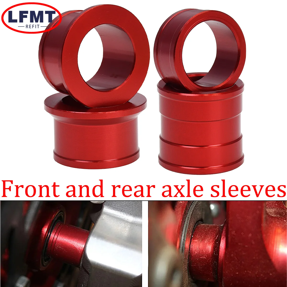 Motorcycle CNC Front Rear Wheel Hub Spacer For HONDA CR125R CR250R CRF250R CRF450R CRF450X CRF450L CRF 250R 450R 2004-2020
Motorcycle CNC Front Rear Wheel Hub Spacer For HONDA CR125R CR250R CRF250R CRF450R CRF450X CRF450L CRF 250R 450R 2004-2020