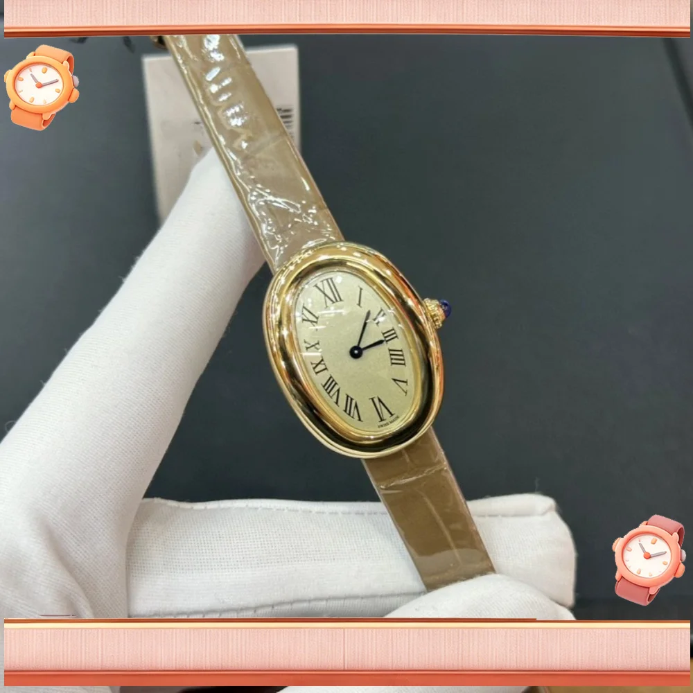 Watch Ladies Small Gold Watch Bathtub Oval Waterproof Quartz Women's Watch Wine Barrel Jewel Mirror
Watch Ladies Small Gold Watch Bathtub Oval Waterproof Quartz Women's Watch Wine Barrel Jewel Mirror