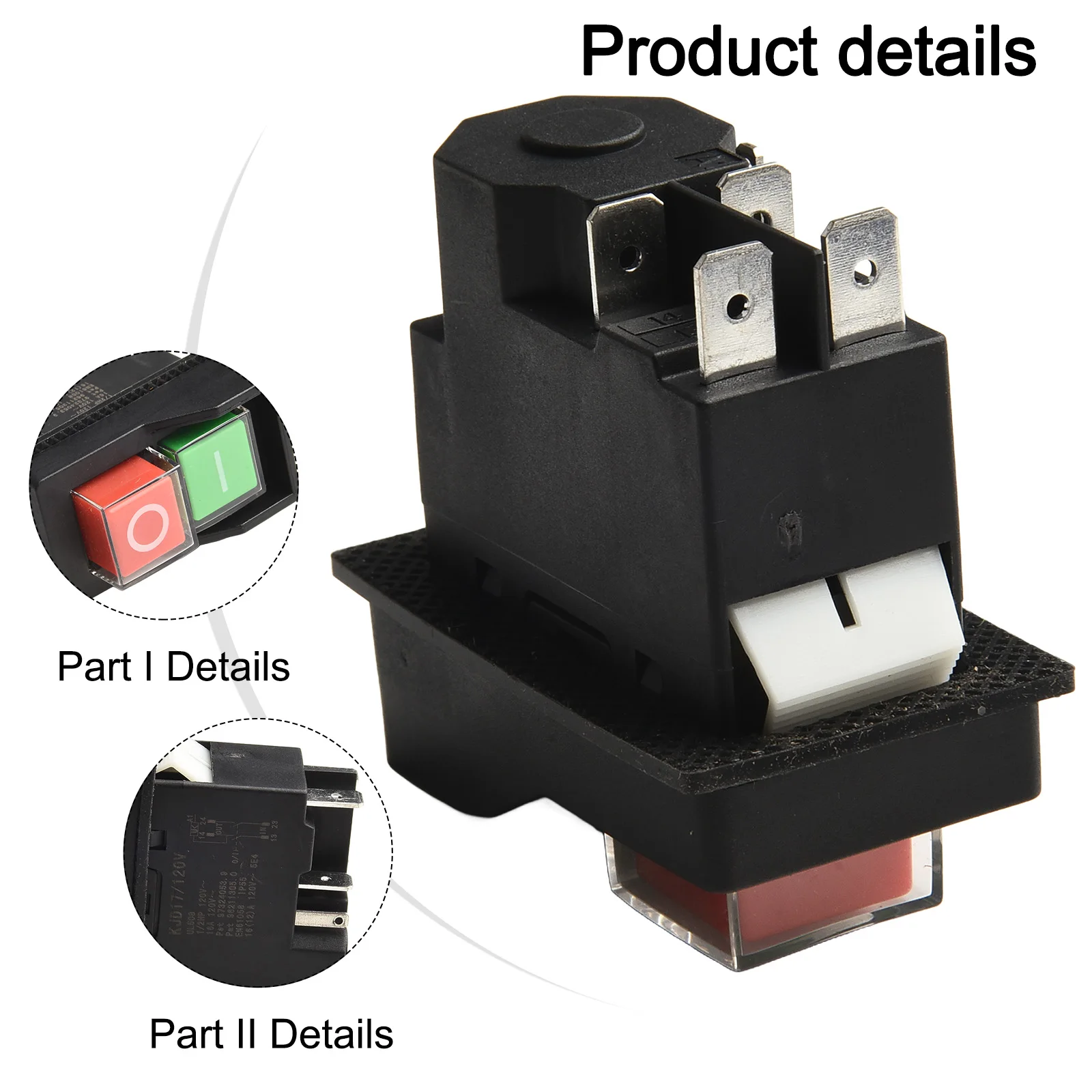 Electromagnetic Control KJD17 Pushbutton Switch Designed for Garden Tools and Machinery with Effective Performance at 120V
Electromagnetic Control KJD17 Pushbutton Switch Designed for Garden Tools and Machinery with Effective Performance at 120V