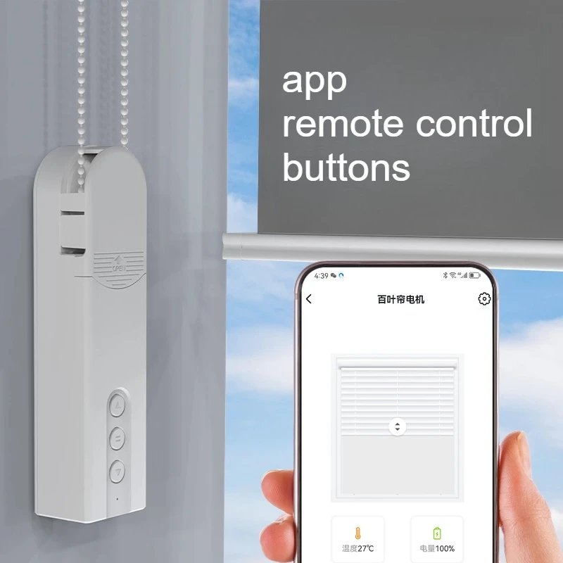 Electric curtain motor lifting bead curtain, blinds, Bluetooth smart roller blind companion, supports app remote control buttons
Electric curtain motor lifting bead curtain, blinds, Bluetooth smart roller blind companion, supports app remote control buttons