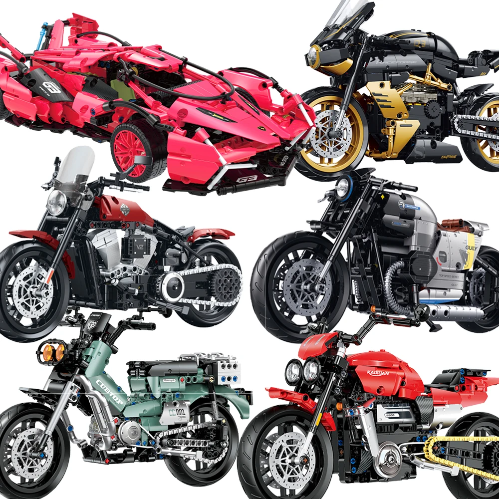 Technical Motorcycle Model Building Blocks, Racing Motor Vehicle Bricks, 3D Assembly Toy Collectible, Gift For Boys Adults
Technical Motorcycle Model Building Blocks, Racing Motor Vehicle Bricks, 3D Assembly Toy Collectible, Gift For Boys Adults