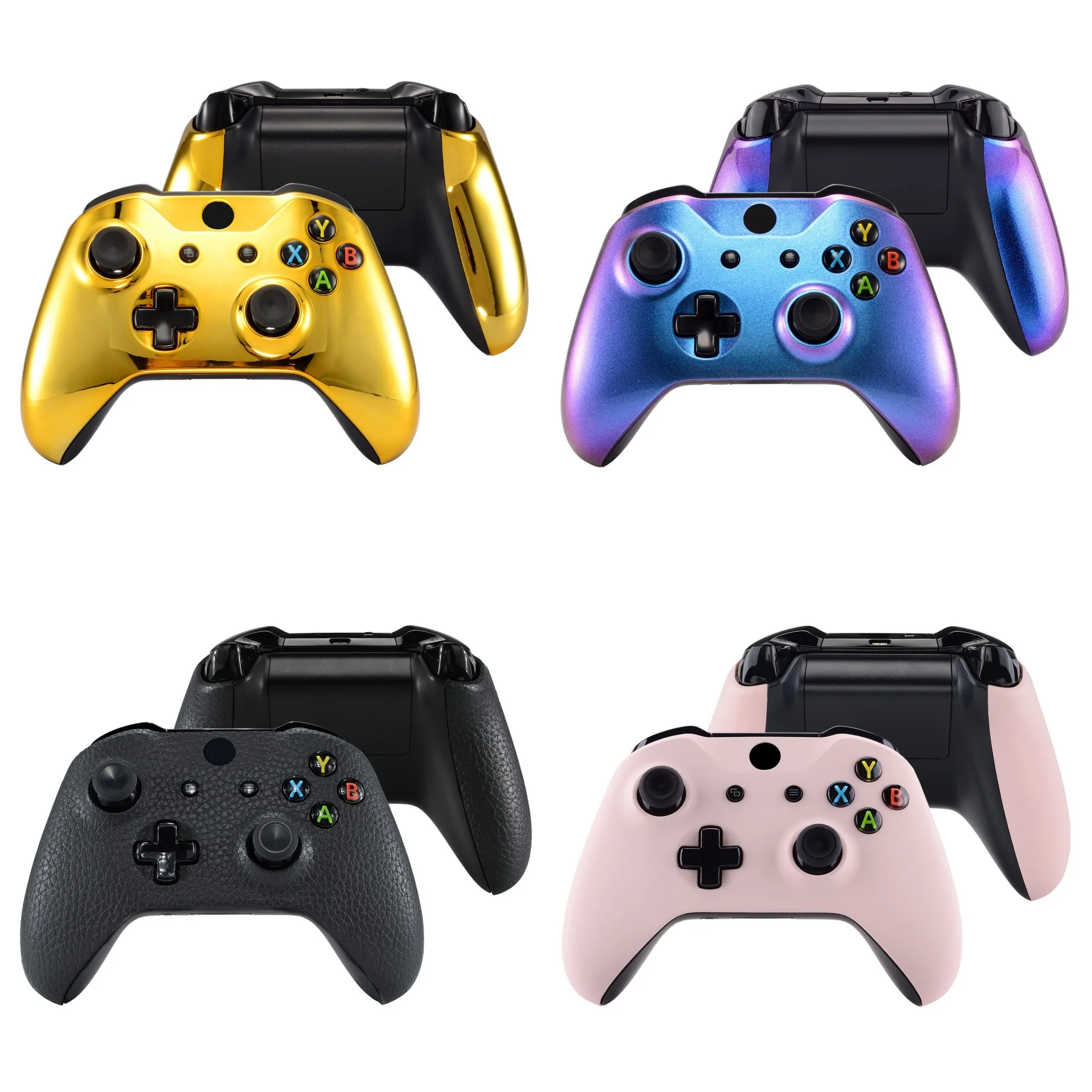 eXtremeRate Front Housing Shell Cover Case Back Pannel Side Rails Repair Kits for Xbox One X & One S Controller
eXtremeRate Front Housing Shell Cover Case Back Pannel Side Rails Repair Kits for Xbox One X & One S Controller