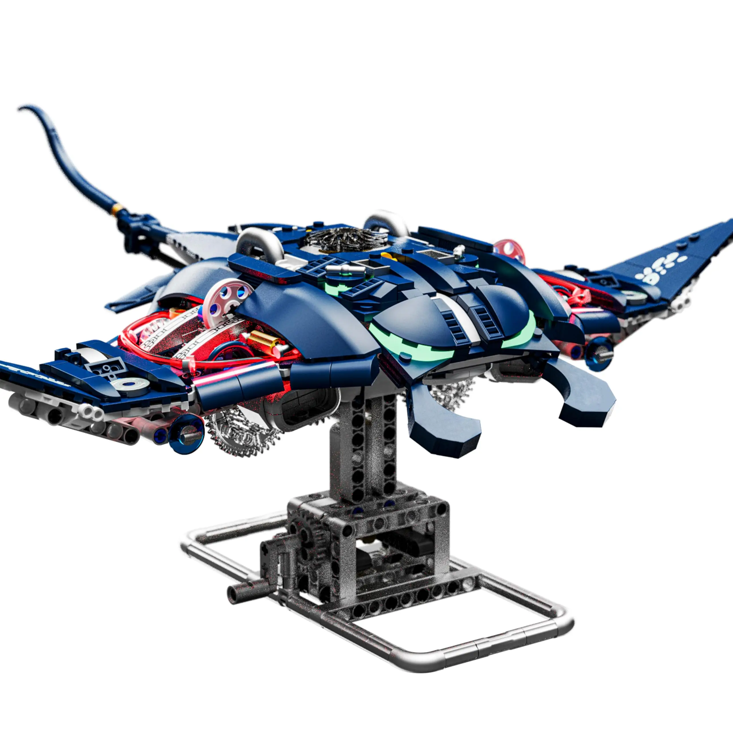 966 шт. MOC Ocean Series Devilfish, набор строительных блоков, креативная механическая модель морского животного с подсветкой, детская сборка, игрушки, подарки
966 шт. MOC Ocean Series Devilfish, набор строительных блоков, креативная механическая модель морского животного с подсветкой, детская сборка, игрушки, подарки