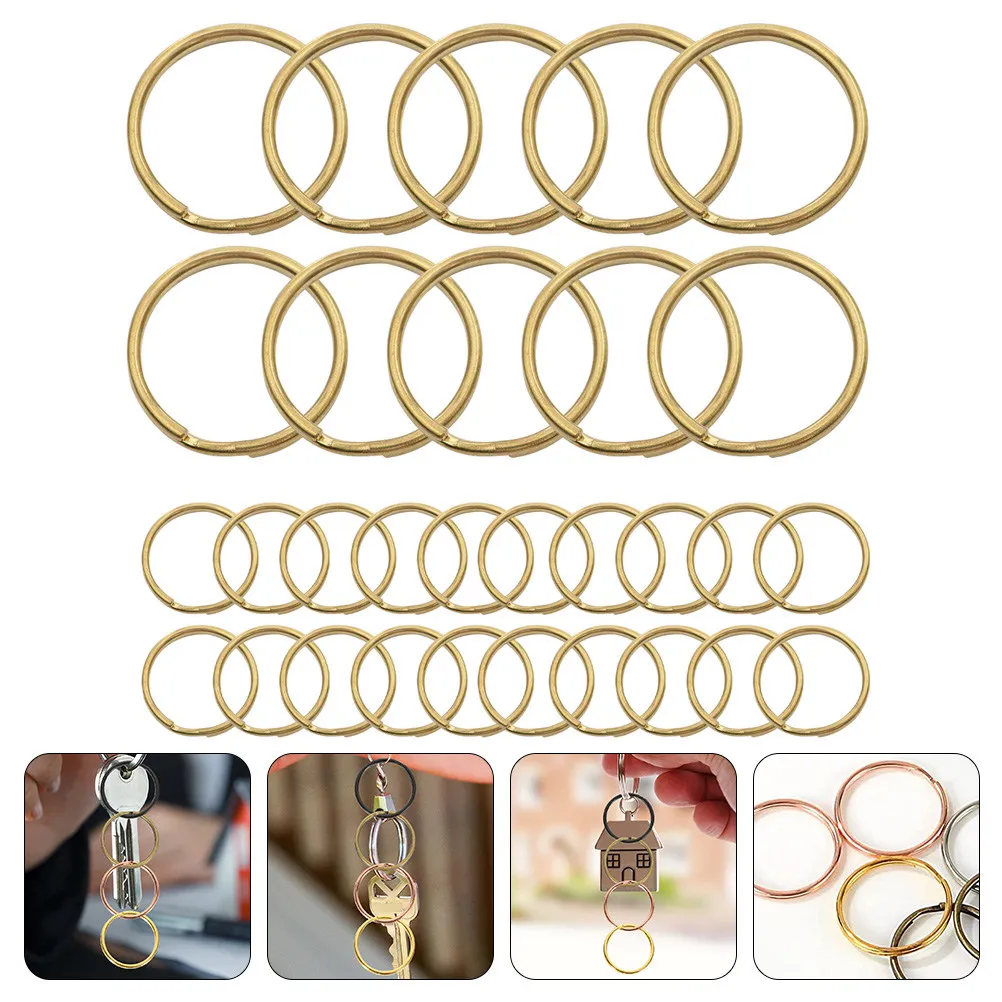 200Pcs Metal Key Rings Alloy Split Keychain Rings Round Flat Design for Necklace Bracelet Anklet DIY Gifts Keys Storage Bulk
200Pcs Metal Key Rings Alloy Split Keychain Rings Round Flat Design for Necklace Bracelet Anklet DIY Gifts Keys Storage Bulk