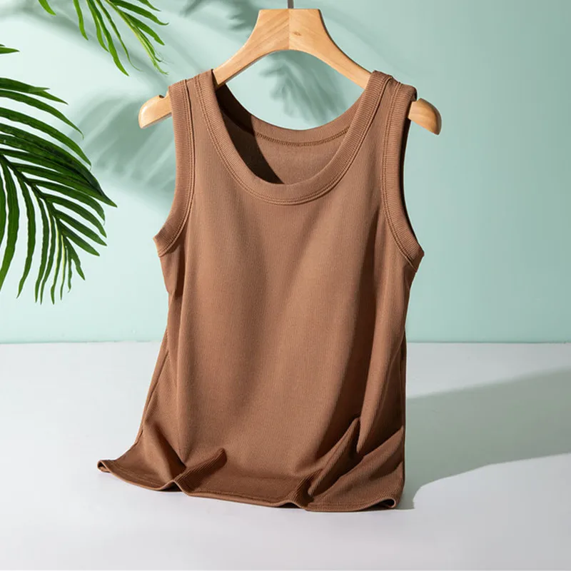 Bra Cup Casual One Piece Pajamas Top Sleeveless Modal Sleep T-shirt Bottoming Vest Women Chest Pad Nightwear Base Shirt
Bra Cup Casual One Piece Pajamas Top Sleeveless Modal Sleep T-shirt Bottoming Vest Women Chest Pad Nightwear Base Shirt