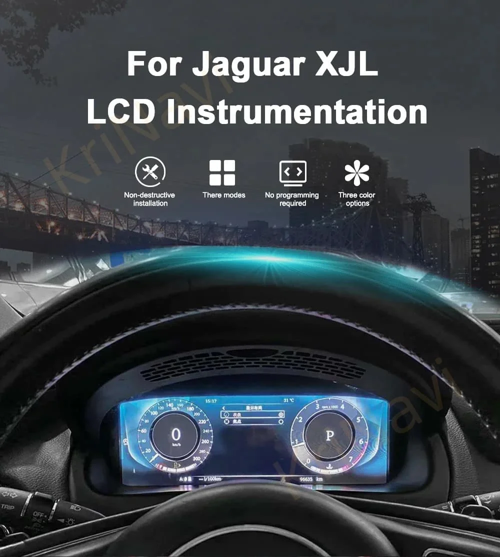 LCD Dashboard Panel For Jaguar XJL 2010-2015 Digital Instrument Cluster Virtual Cockpit Speedometer Tachometer Odometer Carplay
LCD Dashboard Panel For Jaguar XJL 2010-2015 Digital Instrument Cluster Virtual Cockpit Speedometer Tachometer Odometer Carplay