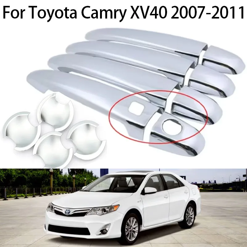 For Toyota Camry XV40 2007-2011 Car Door Handle Bowl Cover Chrome Style Exterior Protection Catch Cap Sticker Chrome Style
For Toyota Camry XV40 2007-2011 Car Door Handle Bowl Cover Chrome Style Exterior Protection Catch Cap Sticker Chrome Style