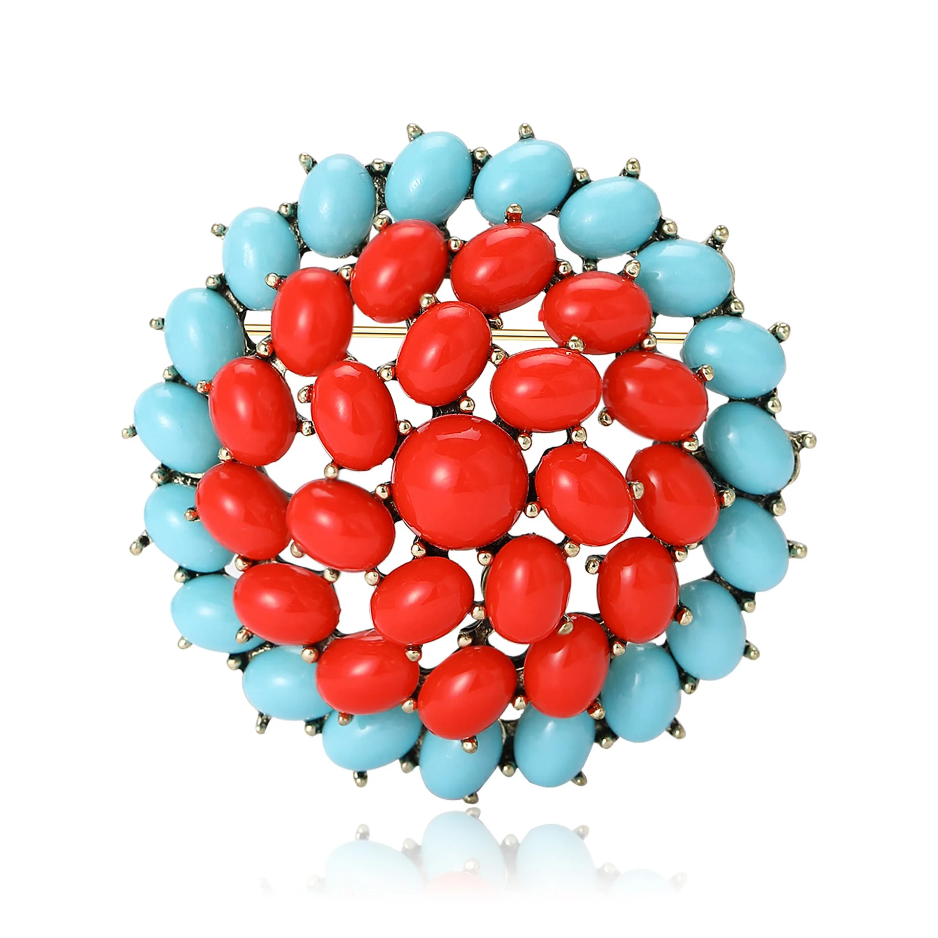 Fashion Creative Large Round Brooch Women's And Women's All-purpose Metal Pins Fashion Party Daily Jewelry Clothing Accessories
Fashion Creative Large Round Brooch Women's And Women's All-purpose Metal Pins Fashion Party Daily Jewelry Clothing Accessories