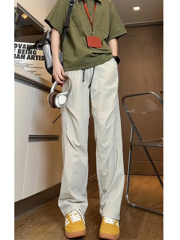 Men's Summer Thin Qui Dry Straight Leg Casual Pants Loose Fit Outdoor Functional Paratrooper Trousers Pure Color Versatile ...
Men's Summer Thin Qui Dry Straight Leg Casual Pants Loose Fit Outdoor Functional Paratrooper Trousers Pure Color Versatile ...
