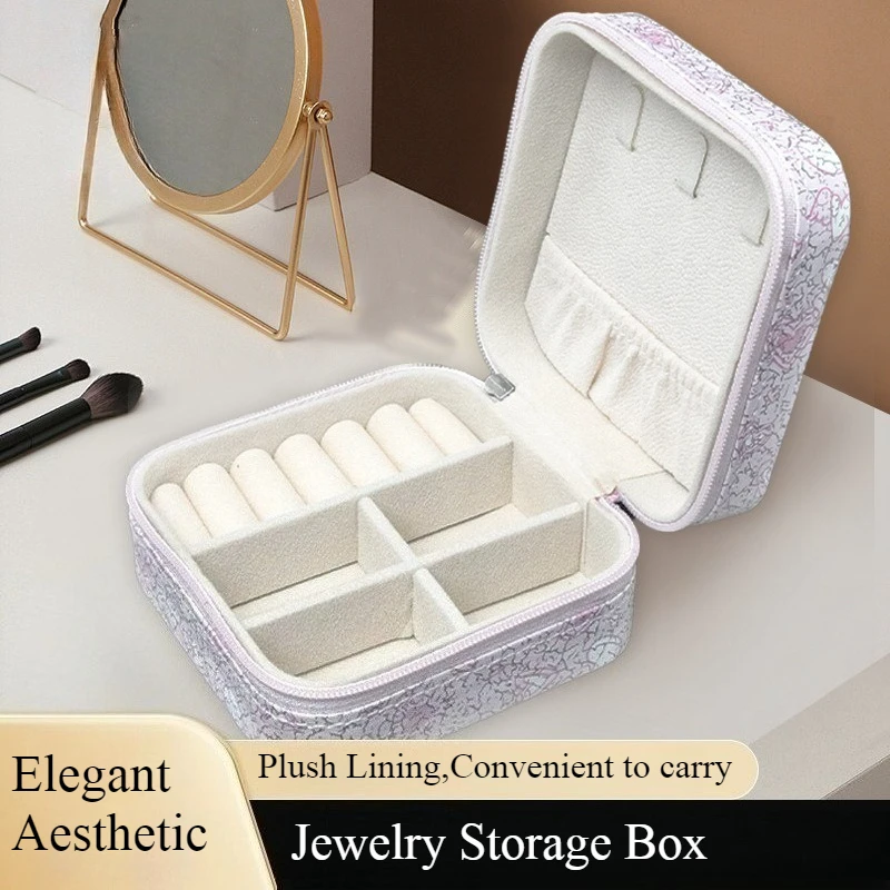 Popular Small Mini Jewelry Box Travel Portable Earrings Ring Necklace Zipper Flip Storage Box Organizer Gift Bag Wedding Ring
Popular Small Mini Jewelry Box Travel Portable Earrings Ring Necklace Zipper Flip Storage Box Organizer Gift Bag Wedding Ring