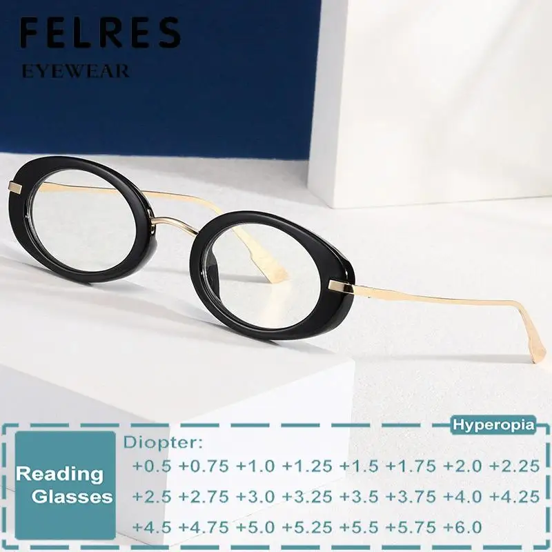 Retro Small Frame Oval Anti Blue Light Reading Glasses Women Fashion Finished Prescription Glasses Clear Lens Glasses Frames
Retro Small Frame Oval Anti Blue Light Reading Glasses Women Fashion Finished Prescription Glasses Clear Lens Glasses Frames