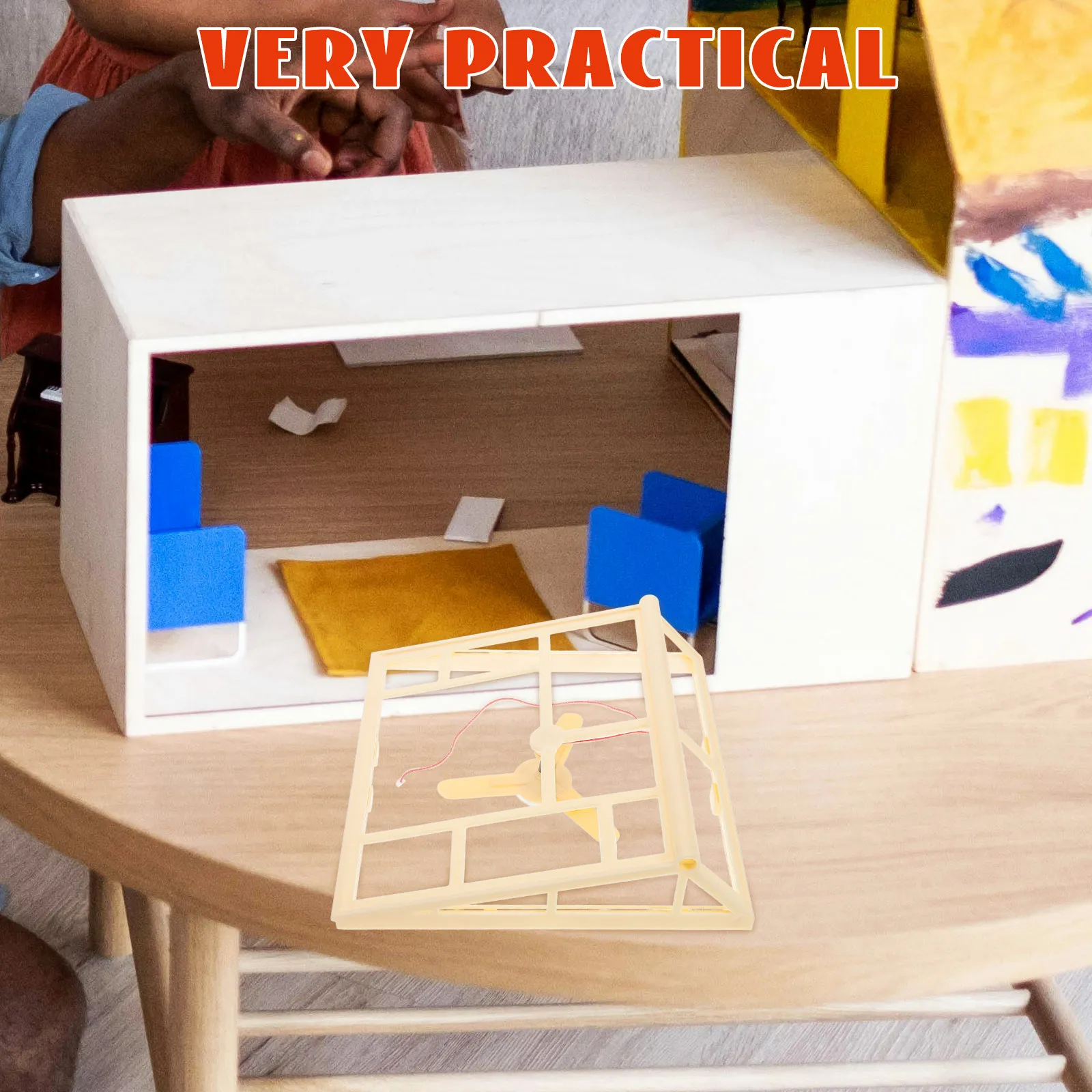 Miniature Plastic Dustproof Cap for DIY Dollhouse Accessories Flexible Grid Design Miniature Roof Cover Protector Kit
Miniature Plastic Dustproof Cap for DIY Dollhouse Accessories Flexible Grid Design Miniature Roof Cover Protector Kit