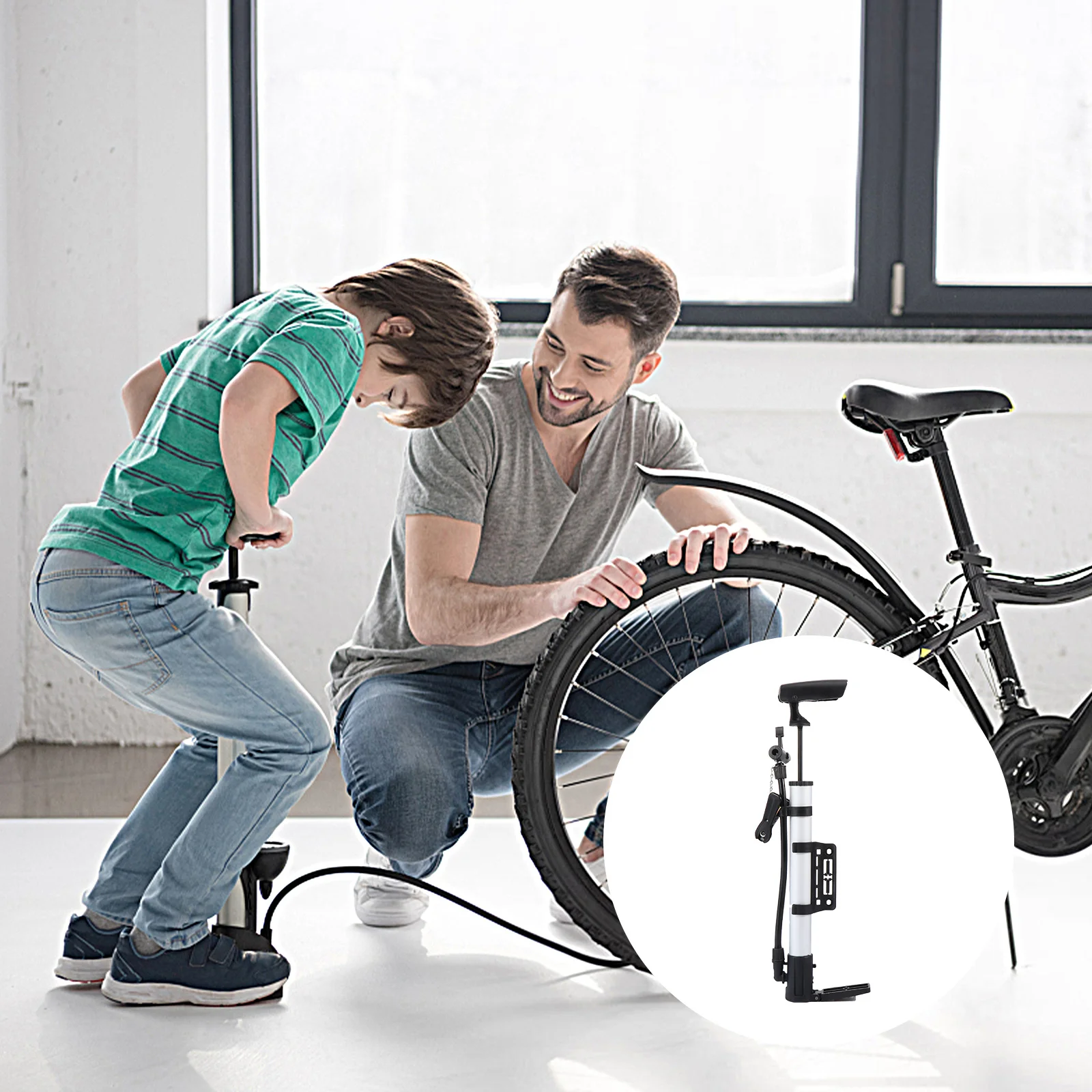 Compact Aluminum Alloy Bike Pump Portable Inflator Ergonomic Comfortable Hold Assistant Bike Pump
Compact Aluminum Alloy Bike Pump Portable Inflator Ergonomic Comfortable Hold Assistant Bike Pump