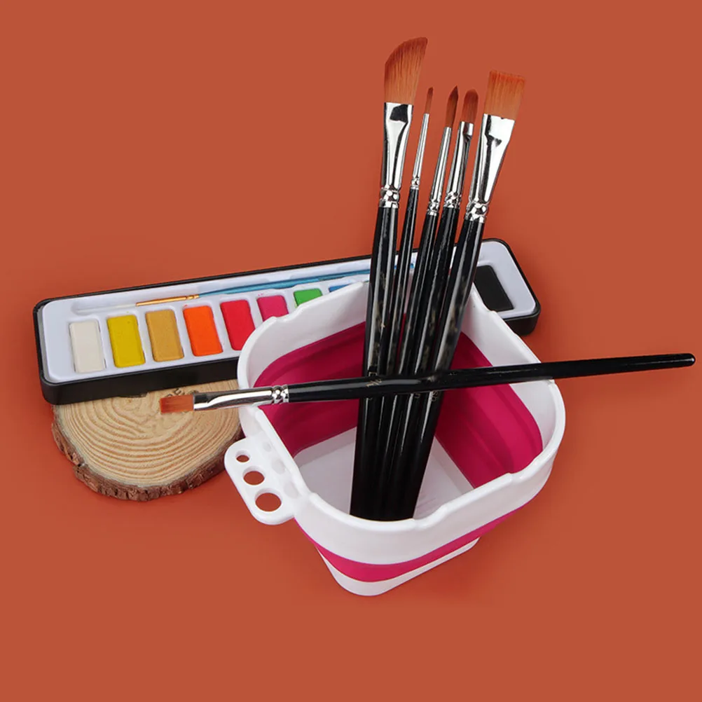 Foldable Paint Brush Washer Silicone Painting Stationery Color Mixing Tray For Artists Beginners Oil Painting Pencil
Foldable Paint Brush Washer Silicone Painting Stationery Color Mixing Tray For Artists Beginners Oil Painting Pencil