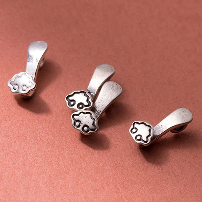 1pc 925 Sterling Silver Chinese Magic Ruyi Buckle Connectors 10x4.5mm Woven Bracelets Rope Clasps Hooks DIY Jewelry Accessories
1pc 925 Sterling Silver Chinese Magic Ruyi Buckle Connectors 10x4.5mm Woven Bracelets Rope Clasps Hooks DIY Jewelry Accessories