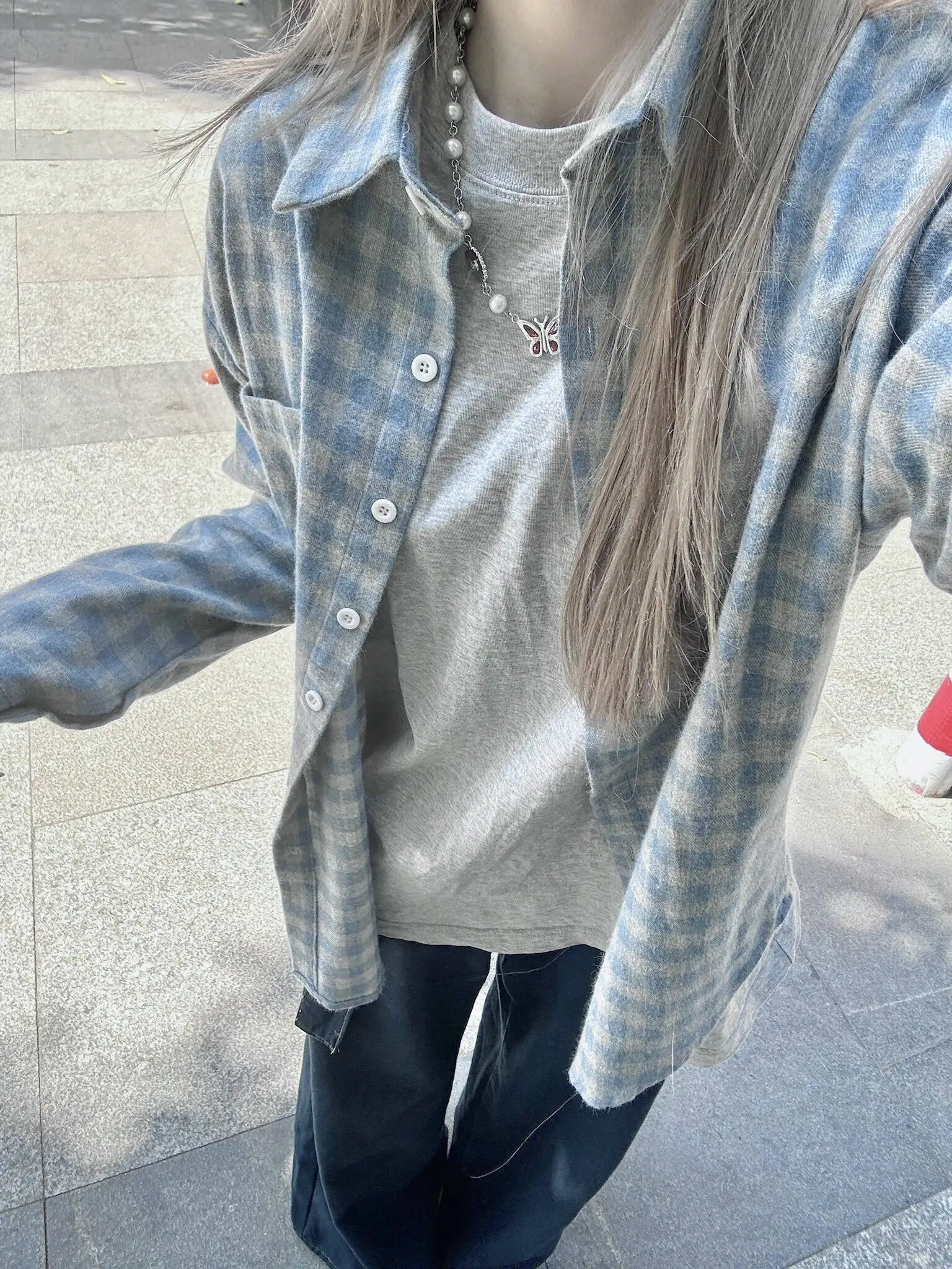 Blue Plaid Loose Long Sleeve Shirt Women's Spring 2025 New Style Versatile Casual Outerwear Button up Collar Regular Fit
Blue Plaid Loose Long Sleeve Shirt Women's Spring 2025 New Style Versatile Casual Outerwear Button up Collar Regular Fit