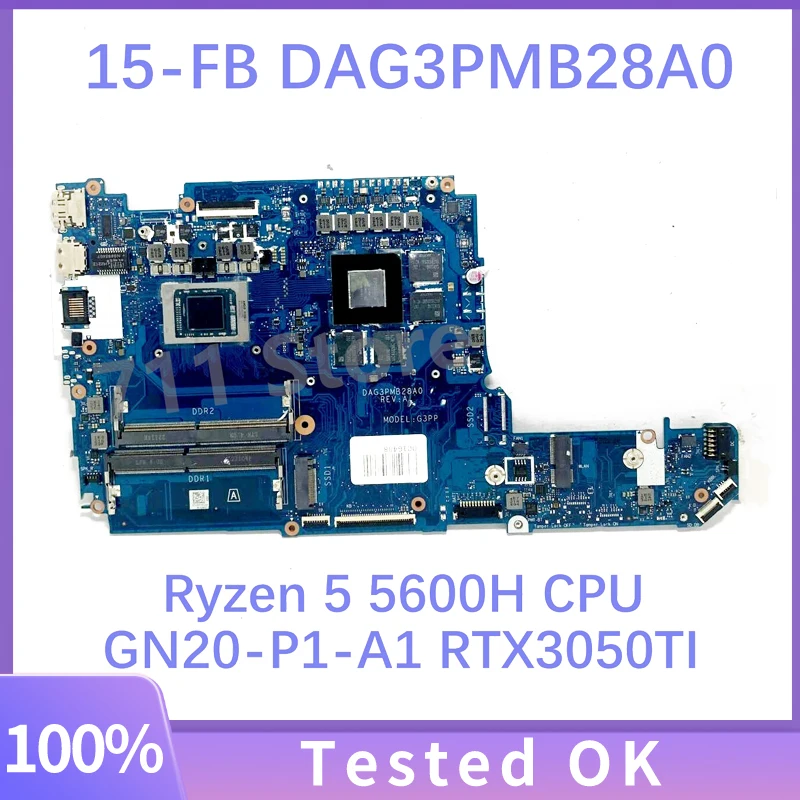 Высококачественная материнская плата DAG3PMB28A0 GN20-P1-A1 RTX3050TI для ноутбука HP 15-FB материнская плата с процессором Ryzen 5 5600H 100% работает хорошо
Высококачественная материнская плата DAG3PMB28A0 GN20-P1-A1 RTX3050TI для ноутбука HP 15-FB материнская плата с процессором Ryzen 5 5600H 100% работает хорошо