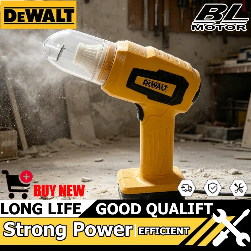 DEWALT Strong Suction Mini Vacuum Cleaner Wireless Handheld Home Cleaner Blower With 7 Nozzeles Electric for 20V 18V Battery
DEWALT Strong Suction Mini Vacuum Cleaner Wireless Handheld Home Cleaner Blower With 7 Nozzeles Electric for 20V 18V Battery