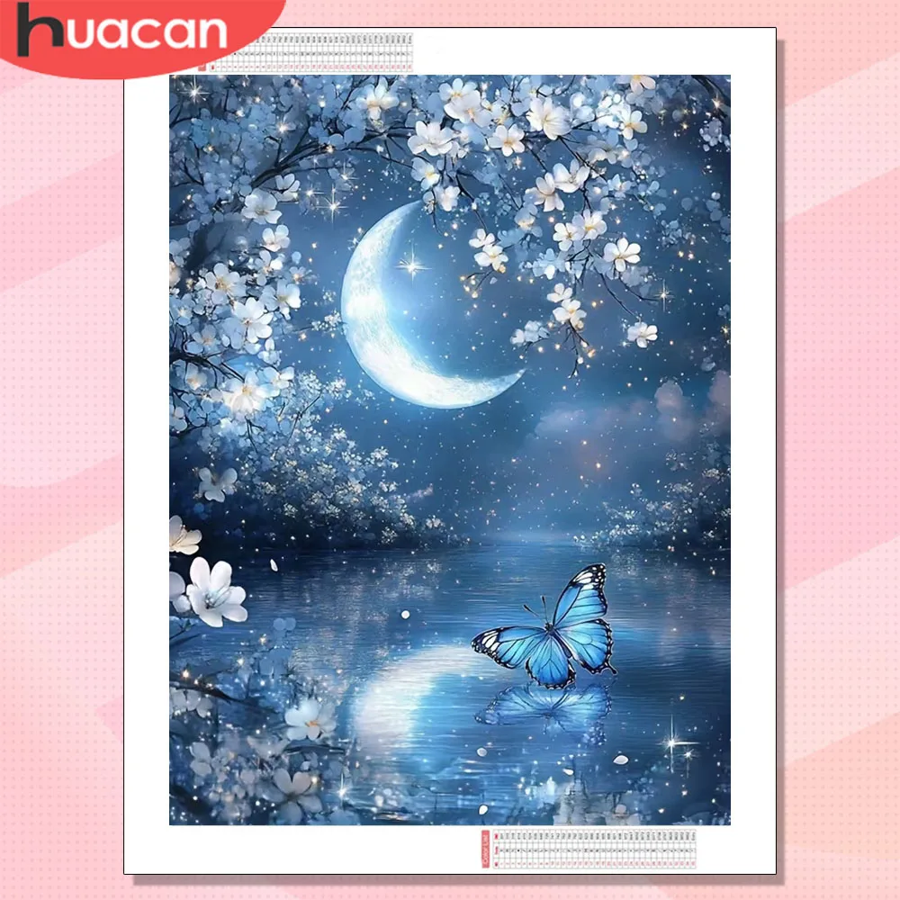 HUACAN Diamond Mosaic 5d Fantasy Landscape Diy Art Moon Butterfly Flower Painting Kits Picture Of Rhinestones Handmade
HUACAN Diamond Mosaic 5d Fantasy Landscape Diy Art Moon Butterfly Flower Painting Kits Picture Of Rhinestones Handmade