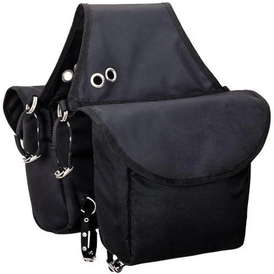 Insulated Nylon Saddle Bag with Hook & Loop Closures, 4 Adjustable Straps for Trail Riding, Keeps Lunch & Drinks Cold
Insulated Nylon Saddle Bag with Hook & Loop Closures, 4 Adjustable Straps for Trail Riding, Keeps Lunch & Drinks Cold
