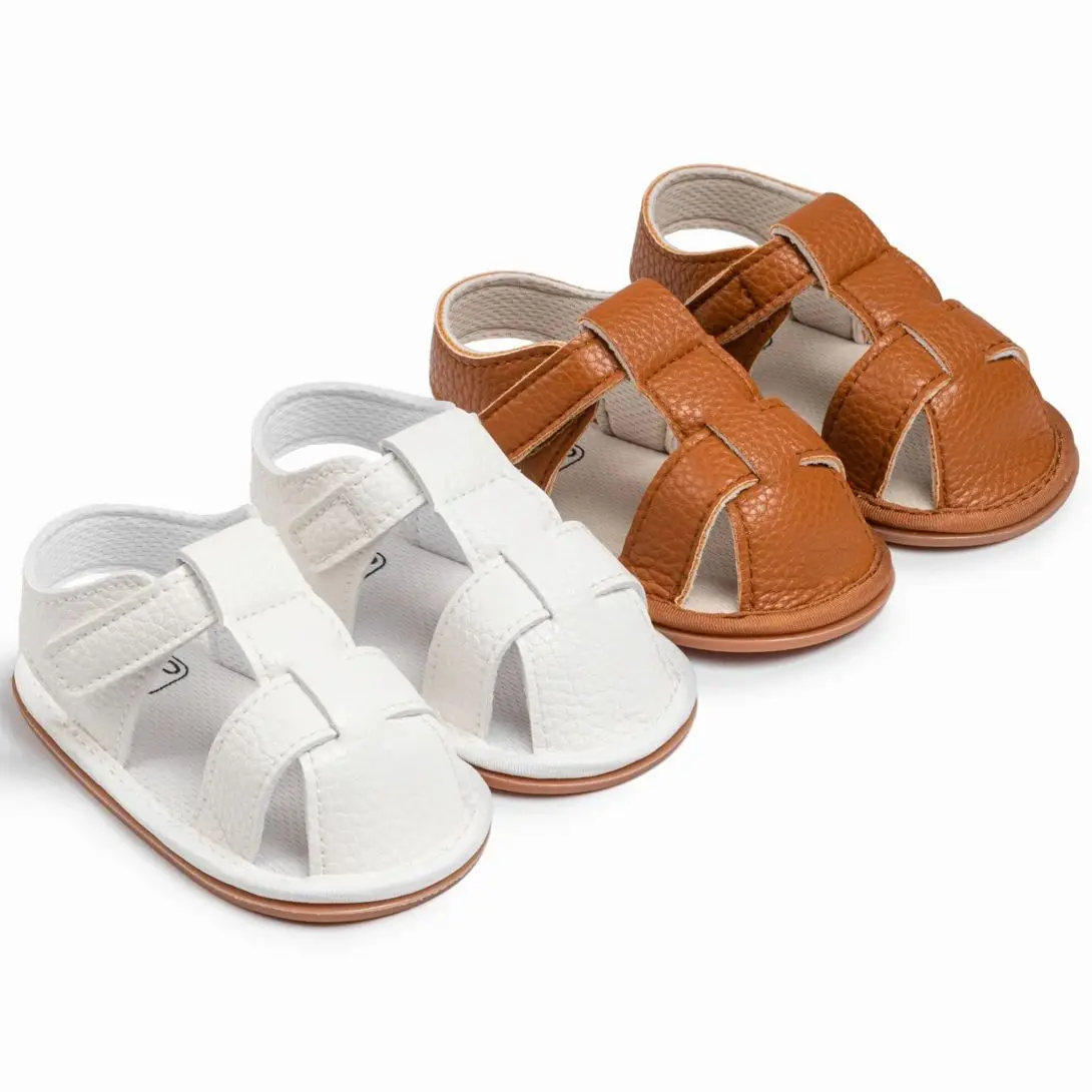 KIDSUN Baby Boy Girl Sandals Pu Leather Summer Outdoor Beach Shoes Rubber Sole Non-Slip Newborn First Walker Crib Shoes 7-Colors
KIDSUN Baby Boy Girl Sandals Pu Leather Summer Outdoor Beach Shoes Rubber Sole Non-Slip Newborn First Walker Crib Shoes 7-Colors